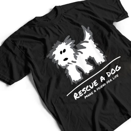 Rescue a Dog , Don't Shop Adopt! Animal Lover T Shirt