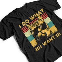 Retro 70s 80s 90s I do what I want cat funny cat lover T Shirt - Dream Art Europa