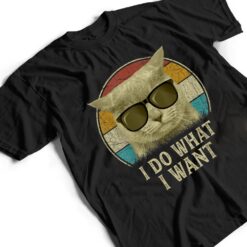 Retro 80s 90s Cat Lovers , I Do What I Want Funny Cat T Shirt - Dream Art Europa