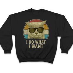 Retro 80s 90s Cat Lovers , I Do What I Want Funny Cat T Shirt - Dream Art Europa