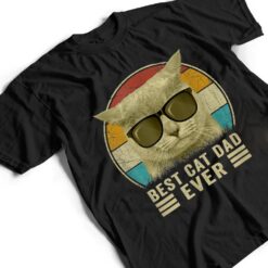 Retro 80s 90s Cat Lovers Funny Best Cat Dad Ever Cat T Shirt - Dream Art Europa