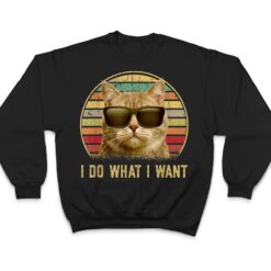 Retro 80s 90s I do what I want cat funny cat lover T Shirt - Dream Art Europa