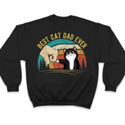 Retro Best Cat Dad Ever Father's Day Cat Daddy gifts T Shirt - Dream Art Europa