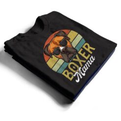 Retro Boxer Mama Women, Mothers Day Dog Mom Ver 1 T Shirt - Dream Art Europa