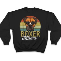 Retro Boxer Mama Women, Mothers Day Dog Mom Ver 1 T Shirt - Dream Art Europa