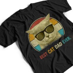 Retro Cat Best Cat Dad Ever Cat Funny Cat Daddy Cat Lover T Shirt - Dream Art Europa