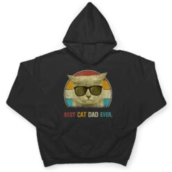 Retro Cat Best Cat Dad Ever Cat Funny Cat Daddy Cat Lover T Shirt - Dream Art Europa