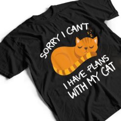 Retro Cat I'm Sorry I Can't I Have Plans With My Cat T Shirt - Dream Art Europa