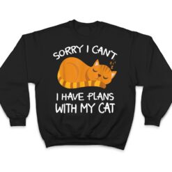 Retro Cat I'm Sorry I Can't I Have Plans With My Cat T Shirt - Dream Art Europa