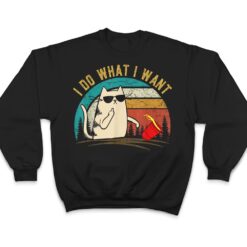 Retro I Do What I Want Cat, Cat Daddy Cat Mom Gifts T Shirt - Dream Art Europa