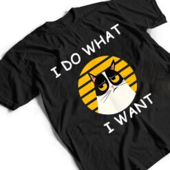 Retro I Do What I Want With My Cat Funny Cat Love T Shirt - Dream Art Europa