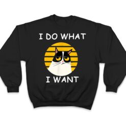 Retro I Do What I Want With My Cat Funny Cat Love T Shirt - Dream Art Europa