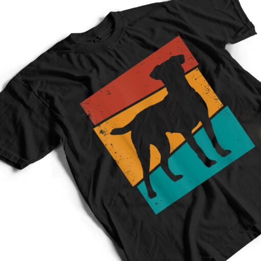 Retro Patterdale Terrier Dog T Shirt