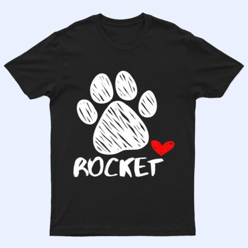 Rocket Dog name Puppy Parent Puppy Named Rocket Doggy T Shirt