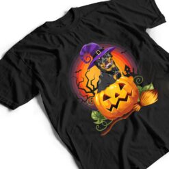 Rottie Witch Pumpkin Halloween Dog Lover Costume T Shirt - Dream Art Europa