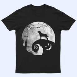 Rottweiler Dog And Moon Halloween Costume Dog Lover Funny T Shirt