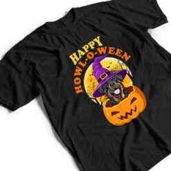 Rottweiler Dog Howl-O-Ween Witch Funny Halloween T Shirt - Dream Art Europa