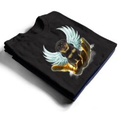 Rottweiler Golden Hand Heaven Wings Angel Guardian Dogs T Shirt - Dream Art Europa