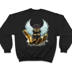 Rottweiler Golden Hand Heaven Wings Angel Guardian Dogs T Shirt - Dream Art Europa