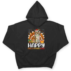 Rough Collie Dog Halloween Christmas Happy Hallothanksmas T Shirt - Dream Art Europa