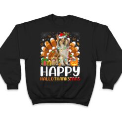 Rough Collie Dog Halloween Christmas Happy Hallothanksmas T Shirt - Dream Art Europa