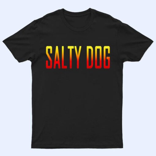Salty Dog American Flag Angler Fish Skeleton T Shirt