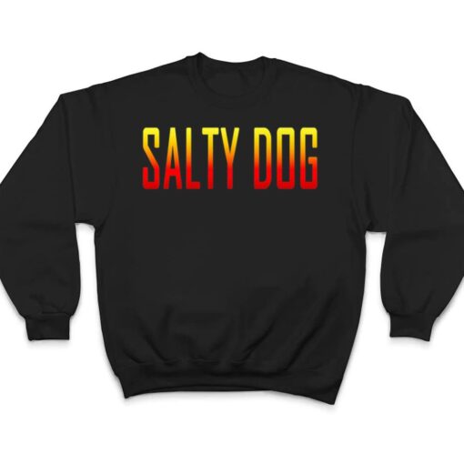 Salty Dog American Flag Angler Fish Skeleton T Shirt