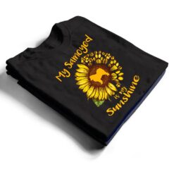 Samoyed Dog is My Sunshine Sunflower Dog Paw Puppy Lover T Shirt - Dream Art Europa