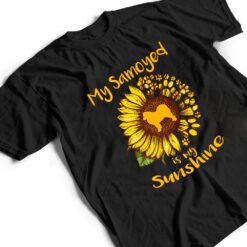 Samoyed Dog is My Sunshine Sunflower Dog Paw Puppy Lover T Shirt - Dream Art Europa