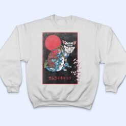 Samurai Cat Irezumi Senpai Ninja Japanese Koi Tattoo Style T Shirt - Dream Art Europa