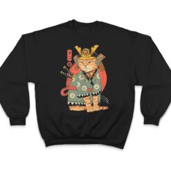 Samurai Japanese Cat Bushido Katana Vintage Gifts Men Women T Shirt - Dream Art Europa