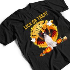 Scary Papillon Dog Witch Hat Halloween Lick Or Treat T Shirt - Dream Art Europa