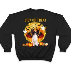 Scary Papillon Dog Witch Hat Halloween Lick Or Treat T Shirt - Dream Art Europa