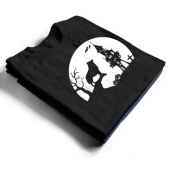 Schipperke Dog Moon Silhouette Funny Halloween Costume T Shirt - Dream Art Europa