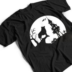 Schipperke Dog Moon Silhouette Funny Halloween Costume T Shirt - Dream Art Europa