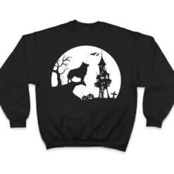 Schipperke Dog Moon Silhouette Funny Halloween Costume T Shirt - Dream Art Europa