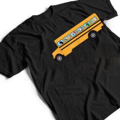 School Bus With Cat, Dog and Other Funny Animals T Shirt - Dream Art Europa