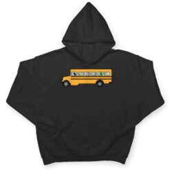 School Bus With Cat, Dog and Other Funny Animals T Shirt - Dream Art Europa