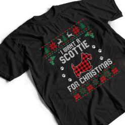 Scottie Dog Lover Xmas Gifts Funny Ugly Christmas T Shirt - Dream Art Europa