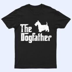 Scottish Terrier Dog The Dogfather Dog Lover T Shirt