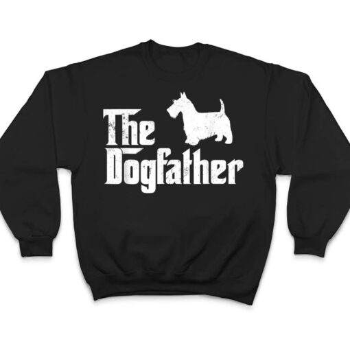 Scottish Terrier Dog The Dogfather Dog Lover T Shirt