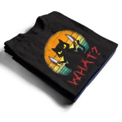 Serial Killer Halloween Cat T Shirt - Dream Art Europa