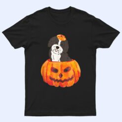 Sheepadoodle Pumpkin Sheeppoo Doodle Dog Halloween T Shirt