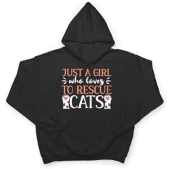 Shelter Animal Love Just A Girl Who Loves To Rescue Cats T Shirt - Dream Art Europa