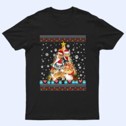 Sheltie Dog Christmas Lights Christmas T Shirt