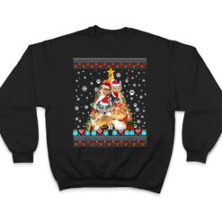 Sheltie Dog Christmas Lights Christmas T Shirt - Dream Art Europa