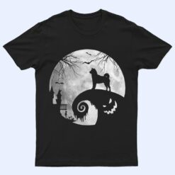 Shiba Inu Dog And Moon Halloween Costume Dog Lover Funny T Shirt