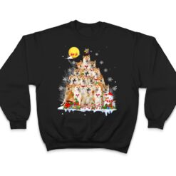 Shiba Inu Dog Lover Matching Santa Christmas Tree T Shirt - Dream Art Europa