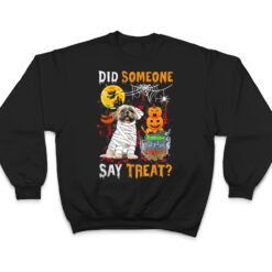 Shih Tzu Dog Halloween Did Someone Say Treat T Shirt - Dream Art Europa