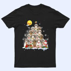 Shih Tzu Dog Lover Matching Santa Christmas Tree T Shirt